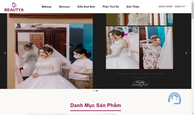 Beautya Store app homepage